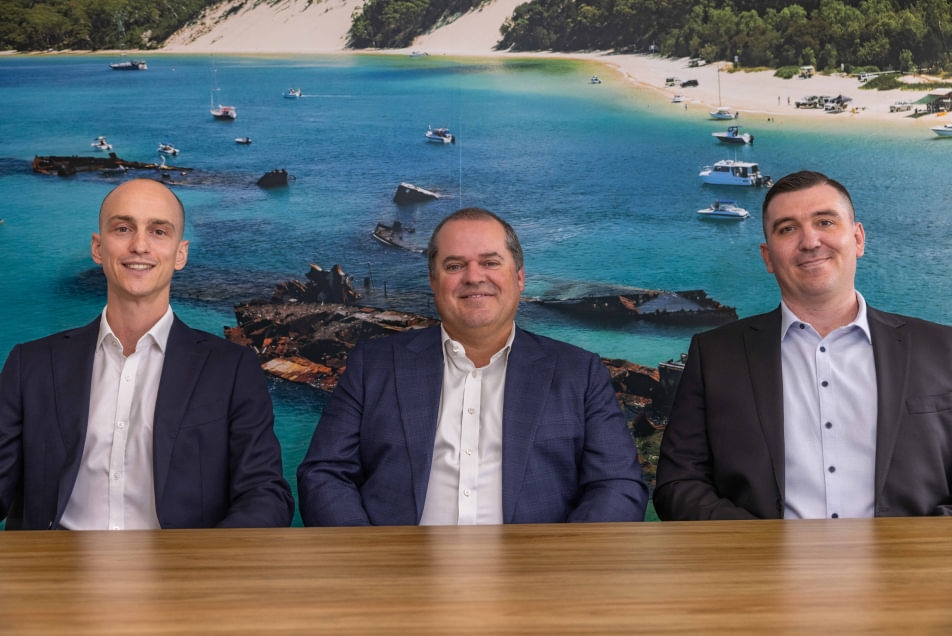 Tom Harg, Darren Morris, and Griffin Hyndman